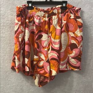 Ava & Viv Women's Multicolor Patterned Shorts